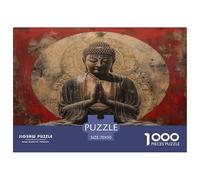 Bouddha Statue Puzzle Regalo Creativo Decoración Familiar 1000 Piezas bouddhisme Rompecabezas Imposible Entretenimiento Creativo para Adultos 70x50cm/1000pcs