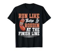 Boudin Lover Boudin Foodie Meal Snack Línea de Meta Boudin Camiseta