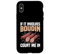 Boudin Snack Food Meal Louisiana Cuenta Conmigo en Boudin Carcasa para iPhone X/XS