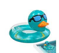 Bouée gonflable en Forme de Donut Avec Paillettes et Canard, jouet décoratif pour la Piscine | Idéale pour enfantss, Adolescents, adultes, sorties à la Plage, fêtes d'été, activités au Bord de l'e