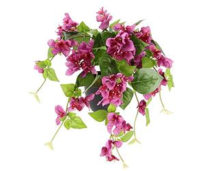 Bougainvillea artificial con flores rojas en maceta, flores de Drilling, flores, plantas, plantas artificiales, árboles artificiales, plantas decorativas, árboles textiles, flores artificiales