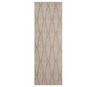 bougari - Alfombra de Tejido Plano para Interior y Exterior, Color Beige., 70 x 200 cm