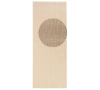 bougari Match en de y Exterior Alfombra, Polipropileno, Beige, 200.0 X 80.0 x 0,8 cm