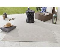 bougari Match en de y Exterior Alfombra, Polipropileno, Color Crema, 150 x 80.0 x 0,8 cm