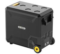 BougeRV ASPEN S 50 Kompressor Kühlbox mit Griff Rollen Auto Kühlbox 12 V 230 V mit Integrierter Korb, Gefrierbox Camping Kühlschrank Elektrisch IPX4 wasserdicht für Reisen Boot Angeln -20 ℃