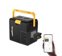 BougeRV CRH Nevera Compresor Portátil 18L con Batería Recargable de 173Wh para Coche 12V 24V 220V Mini Nevera Eléctrica App Control Congelador Refrigerador Compresor Camping Viaje Barco Camión -20°C