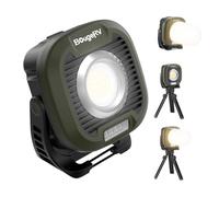 BougeRV Kit AL05 Pro, luz de Trabajo Recargable, luz de Camping COB de 1500 LM con Soporte y Pantalla, Reflector magnético de 13500 mAh, lámpara de inspección para Garaje, Camping, y emergencias