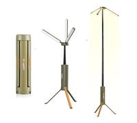 BougeRV Lámpara de Camping 15600mAh, Linterna de Camping Recargable, Altura y Ángulo Ajustables, 4000LM, Impermeable IP54, Linterna para Camping, Viaje y Emergencia, Verde