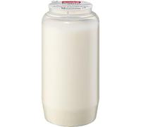 Bougie de la tombe n°7 blanche, 1 pièce - Marque DM Allemagne - Compatible avec profissimo - Grabkerze Nr.7 weiß, 1 St