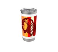Bougie-ish Bougie Black Girl Magia Melanina Poppin Diversión Chicas Vaso térmico de acero inoxidable de doble pared
