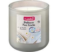 Bougie parfumée en verre Pure Freshness, 1 pièce - Marque DM Allemagne - Compatible avec profissimo - Duftkerze im Glas Pure Frische, 1 St
