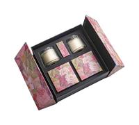 Bougies Parfumées Intenses - Lot De Bougies Parfumées | Décoration Intérieure Esthétique Avec Carte, À Base De Soja Et Des Plantes Naturelles Pour Maman, Femme, Chambre, Salle Des Bain, Spa, Détente,