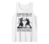 Bouhourt Torneo de Caballeros Medievales Tjost Buhurt Camiseta sin Mangas