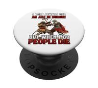 Bouhourt Torneo de Caballeros Medievales Tjost Buhurt PopSockets PopGrip Adhesivo