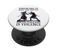 Bouhourt Torneo de Caballeros Medievales Tjost Buhurt PopSockets PopGrip Adhesivo