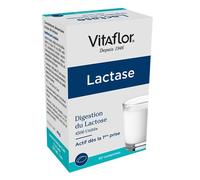 VITAFLOR Lactase | Transforma la lactosa en glucosa y galactosa que son más fácilmente digeribles | Puede utilizarse en niños a partir de los 3 años de edad