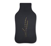 BOUILLOTTE - Perlas de sílice sin agua, funda de concha, 100% poliéster, para calentar en microondas y accesorios de bienestar - 1 unidad