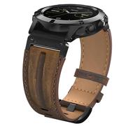 Bouixel Correa de reloj compatible con Garmin Fenix 8 de 51 mm/7X/6X/5X Plus, correa de piel auténtica de ajuste rápido de 26 mm para 7X 6X Pro/3 HR/Instinct 2X Solar 3 50mm/Enduro/Tactix/D2 Series
