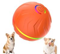 Boujee Gravity Bounce Ball, Smart Dog Jumping Ball, Glowing and Bite-Resistant Vibrating DogBalls,Interactive Dog Toys, Automatic Bouncing and Rotating Balls for Pets, Puppy Essentials Made (C,1 PCS)