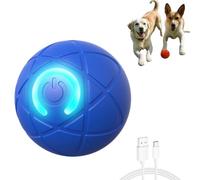 BoujeeGravity Bounce Ball,Shaky Ball Toy for Dog,Automatic Rolling Bouncing Balls Interactive Dogs Toys,Smart Jumping Balls,Teeth Grinding, Boredom Relief, for All Dogs Indoor/Outdoor (Blue A)
