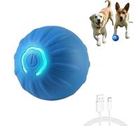 BoujeeGravity Bounce Ball,Shaky Ball Toy for Dog,Automatic Rolling Bouncing Balls Interactive Dogs Toys,Smart Jumping Balls,Teeth Grinding, Boredom Relief, for All Dogs Indoor/Outdoor (Blue B)