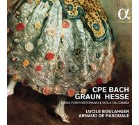 Boulanger, Lucile De Pasquale, Arnaud - C.P.E. BACH, GRAUN y HESSE: Tríos para fortepiano y viola