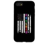 Boulder Colorado LGBTQ Gay Pride Month American Flag Rainbow Carcasa para iPhone SE (2020) / 7/8