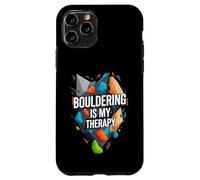 Bouldering Is My Therapy Climber Rock Climbing Design Carcasa para iPhone 11 Pro