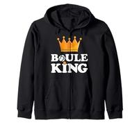 Boule King with Crown Outfit For Petanque and Boules Players Sudadera con Capucha