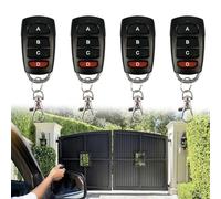 BOULESENM 4 PCS Mando Puerta Garaje Universal 433 MHz,Clonador Mándo Garaje con 4 Botones,Mando Gáraje Clonador,Mándo a Distancia Gáraje,para Coches, Puertas de Garajes, Portones