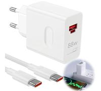 BOULESENM 88W Cargador Rápido Supercharge para Honor 200, 400 Lite, Magic6 Lité,Cable USB-C de 6 A (1,5 m),Cargador USB c Carga Rapida para Honor 90 Lité 70 Lite 200 Lite Magic6 Lite