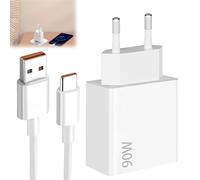 BOULESENM 90W Cargador Rápido con USB C Cable 1.5M,Cargador Carga Rapida para Xiaomi 15 14 13 Ultra Poco X7 Pro Poco F6 X4 5G 14T 13T Pad M6 Mi 10T