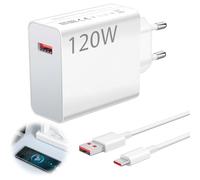 BOULESENM Cargador 120w con Cable USB C de 2m,para 14,13T 12T Pro12, Note 12 Pro 11 Poco X5 F5 X5,Cargador USB c Carga Rapida,Cargádor para K60 Ultra, Black Shark 5 4 Pro