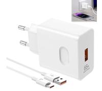 BOULESENM Cargador Rápido de 66 W, Cargador para Teléfonos Móviles, con 6 A, Cable USB C 1 m für Honor 70 Lite 200 Lite Honor Pad9 X8a Huawei MatePad Tablet