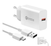 BOULESENM Cargador Redmi, Cargador rápido con Cable de 2 m, Adaptador de Carga rápida 3.0 para Xiaomi Redmi Note13/13C/13 Pro/14C/14T/14T Pro/14/12/12 Pro 5G/11s/11/A3/10/10 Pro/9/9 Pro