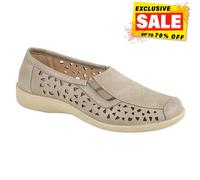 Boulevard Athena Verano Mujer Casual Elegante Vestido Zapatos Moda Marrón