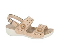 Boulevard Becca Sandalia Casual De Playa Para Mujeres Beige
