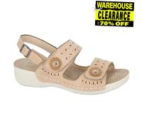 Boulevard Becca Sandalia Casual De Playa Para Mujeres Beige