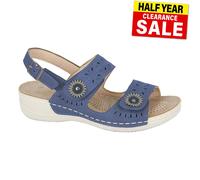 Boulevard Becca Sandalia Casual De Playa Para Mujeres Color Marino