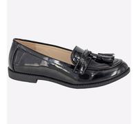 Boulevard Concurso Mujer Elegante Brillante Zapatos de Trabajo Borla Mocasines