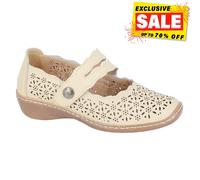 Boulevard Jemima Moda para Mujer Diseñador Casual Chic Zapatos Planos Beige