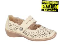 Boulevard Jemima Moda para Mujer Diseñador Casual Chic Zapatos Planos Beige