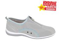 Boulevard La Rochelle Ocio Mujeres Zapatillas De Ante Cuero Moda Diaria Grises