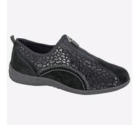 Boulevard Montpellier Ocio Mujer de Ante Diario Zapatos Moda Negro