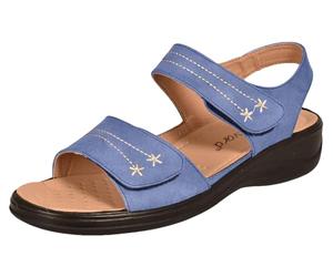 Boulevard Sandalias casuales para mujer, con tiras y cuña, cómodas, acolchadas, color azul marino, talla 8, azul marino, 41 EU