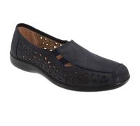 Boulevard - Zapatos náuticos casuales con elásticos laterales para mujer