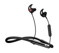 Boult Audio Audífonos Bluetooth Curve Max con tiempo de reproducción de 100 horas, micrófono ENC de llamadas claras, conectividad de dispositivo dual, juegos de latencia más baja, controlador de