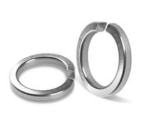 BOUMVID 2 Piezas M27 Arandelas de Resorte en Espiral, Arandela Resorte Redonda, Anillos Elásticos, Arandela Planas DIN 127 Forma B Acero Inoxidable V2A, Plano Anillo Partido Cerradura Arandelas