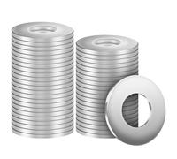 BOUMVID Arandelas Planas de Cuerpo M5 x 15mm, 200 Piezas Acero Inoxidable 304 A2 V2A, Metalicas Pequeño Arandela de Bloqueo, Plana de Plano Para Tornillos Sujetadores DIN 9021 / ISO 7093