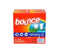 Bounce 2 cajas de hojas de secado al aire libre, 320 hojas en total